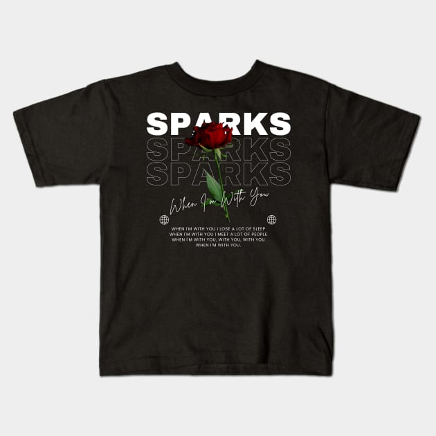 Sparks // Flower Kids T-Shirt by TOY MACHINE 